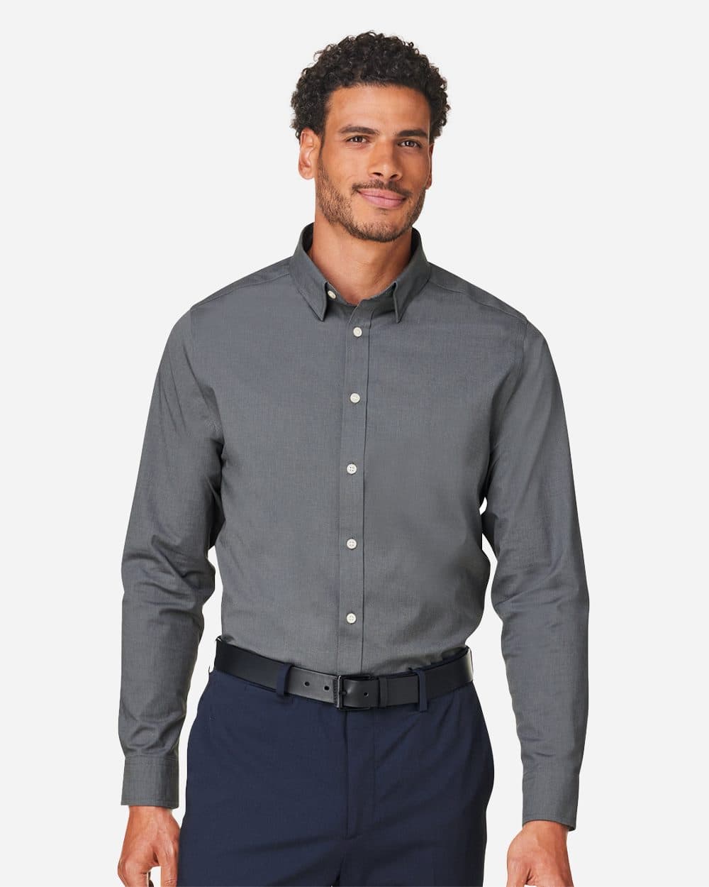 Devon & Jones Men's CrownLux Performance® Spencer Poplin Dress Shirt