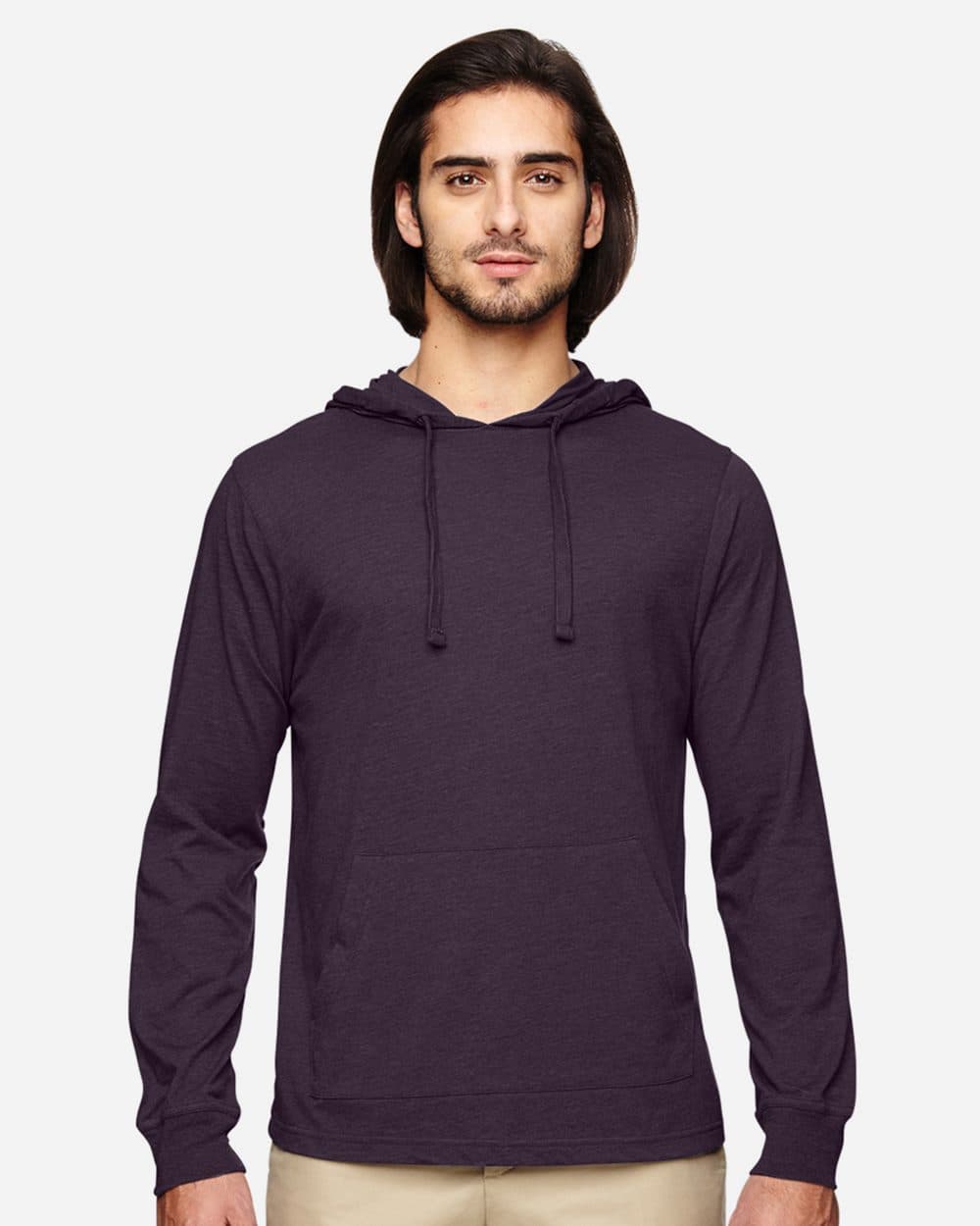 econscious Unisex Eco Jersey Pullover Hooded Long Sleeve T-Shirt