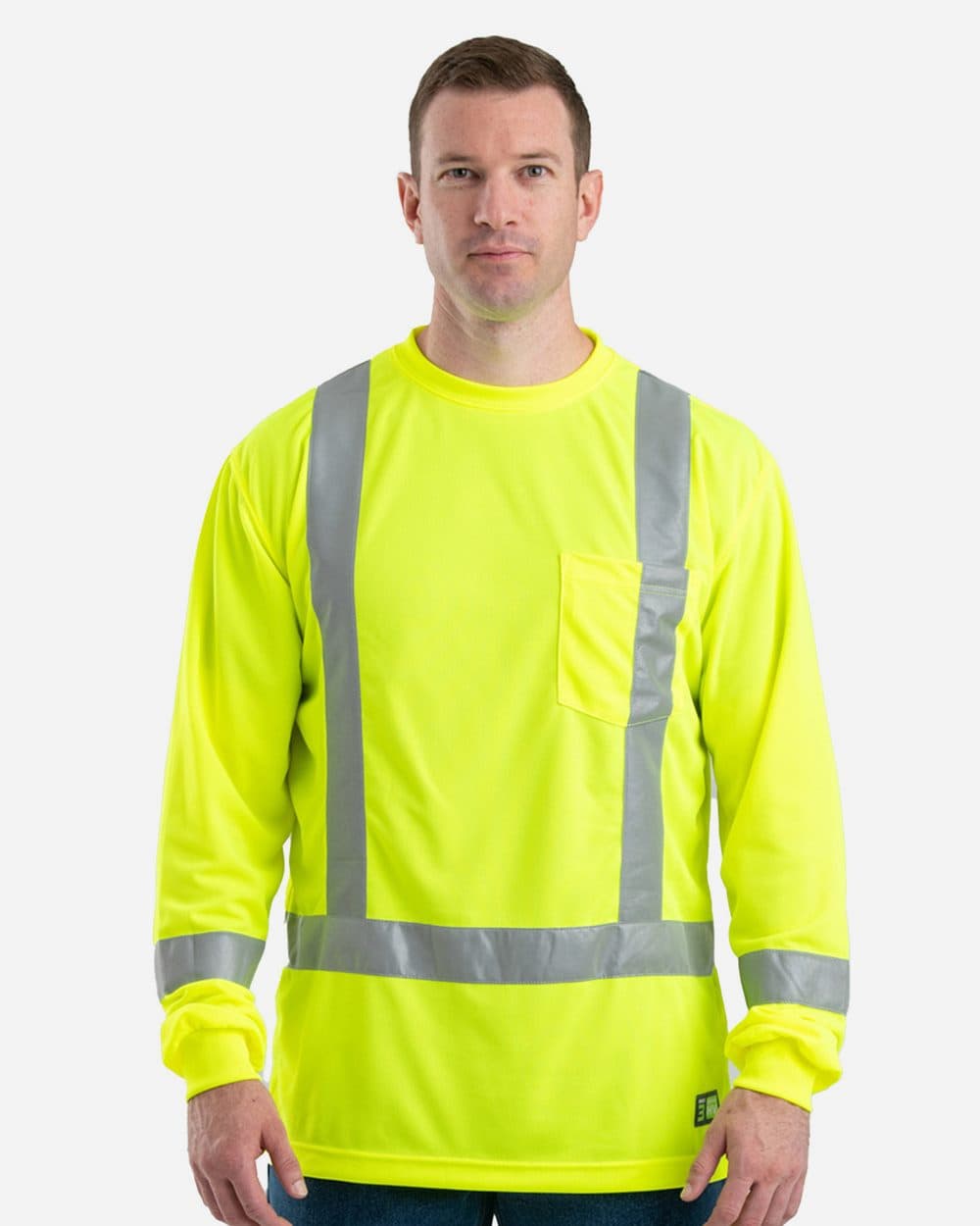 Berne Apparel Men's Tall Hi-Vis Class 3 Performance T-Shirt