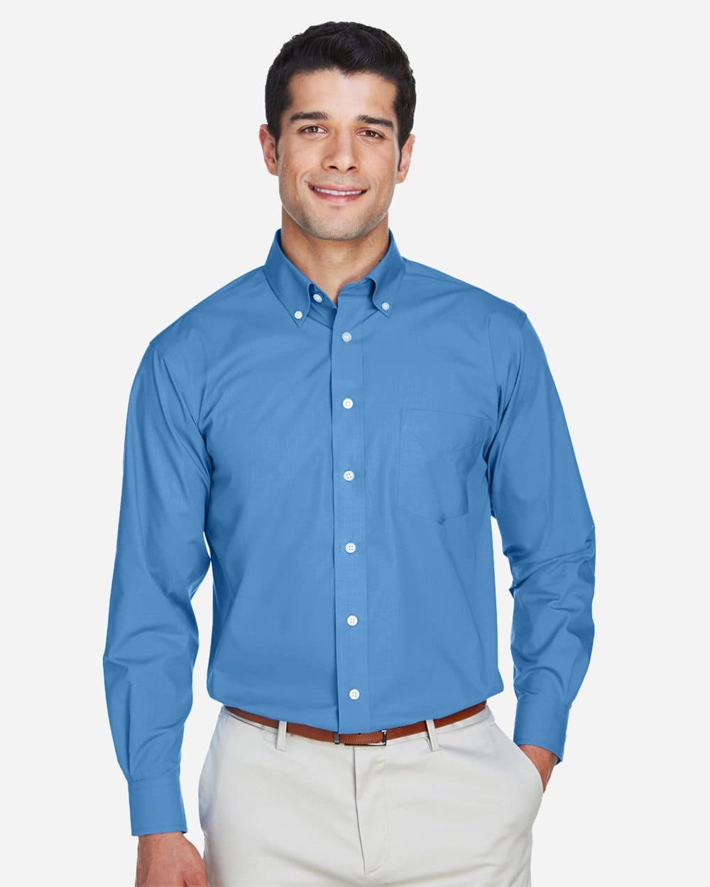 Devon & Jones Men's Tall Crown Collection® Broadcloth Woven Dress Shirt