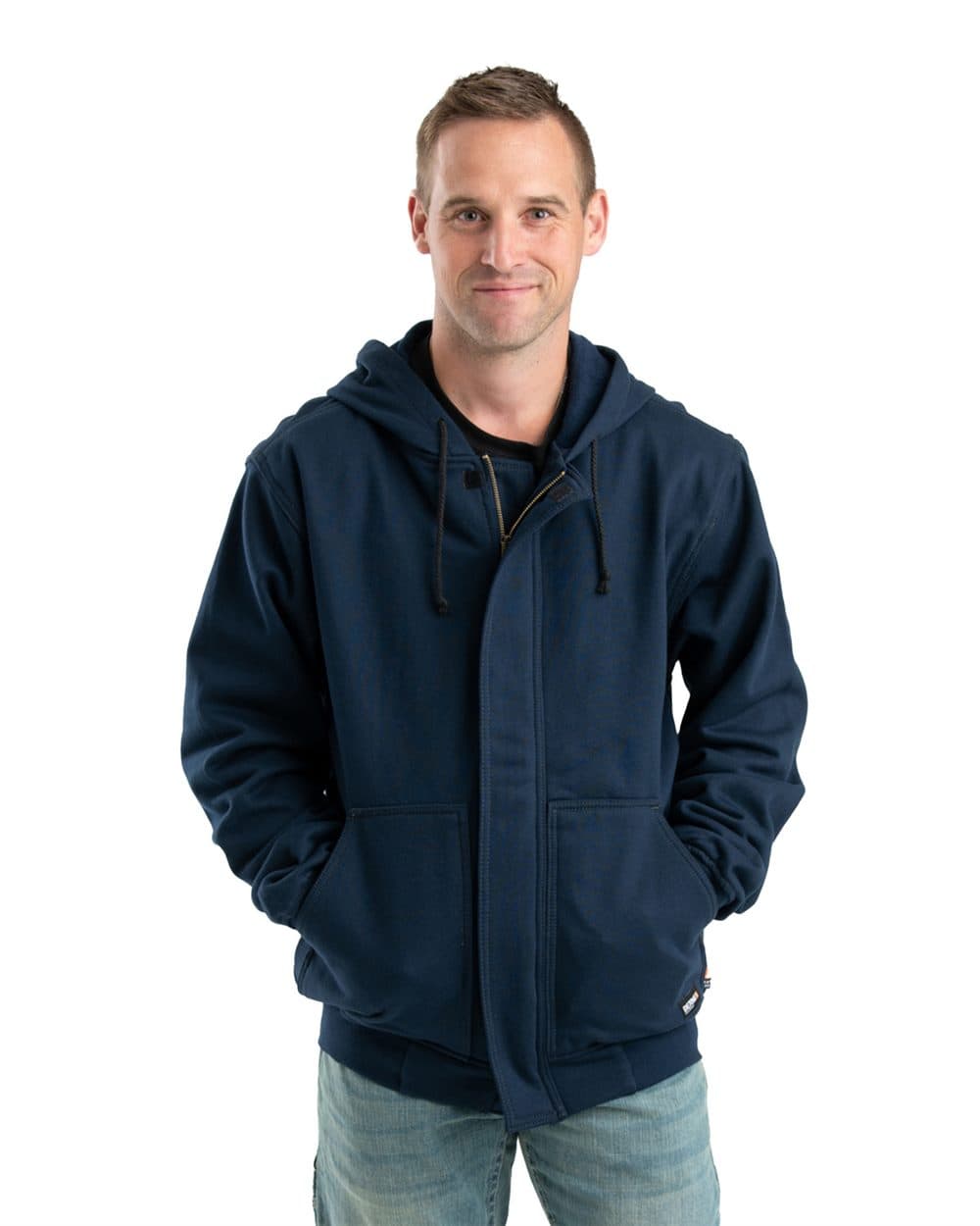 Berne Apparel Men's Tall Flame-Resistant Hooded Sweatshirt