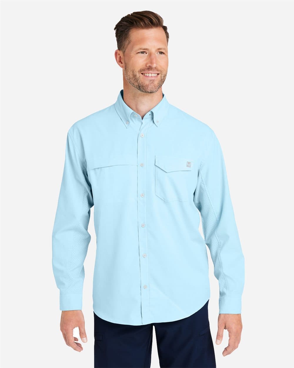 HUK Men's Tide Point Pocket Fishing Shirt
