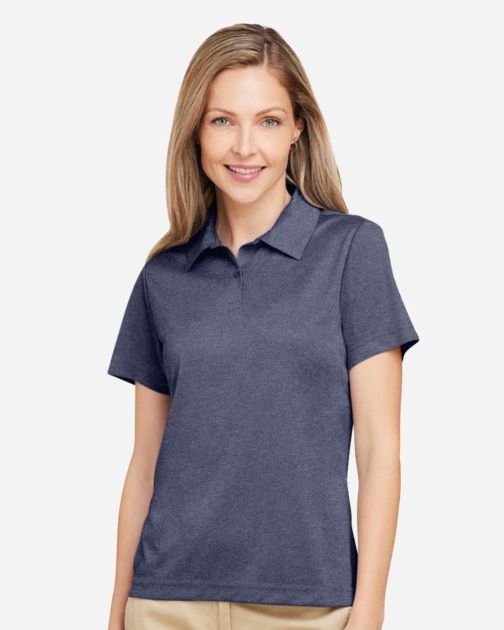 Team 365 Women's Zone Sonic Heather Performance Polo