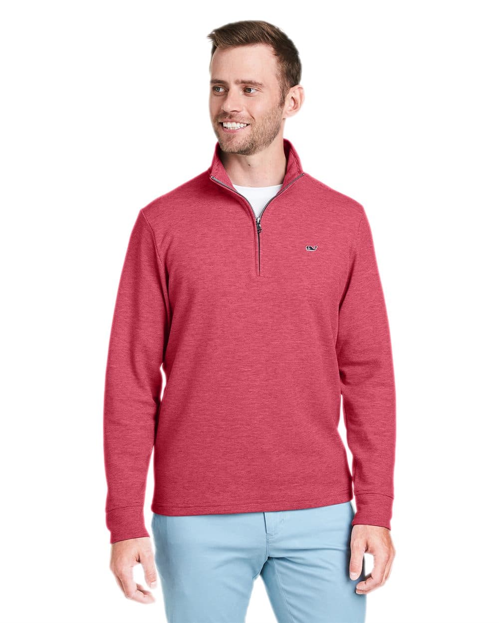 vineyard vines Men's Saltwater Quarter-Zip Pullover