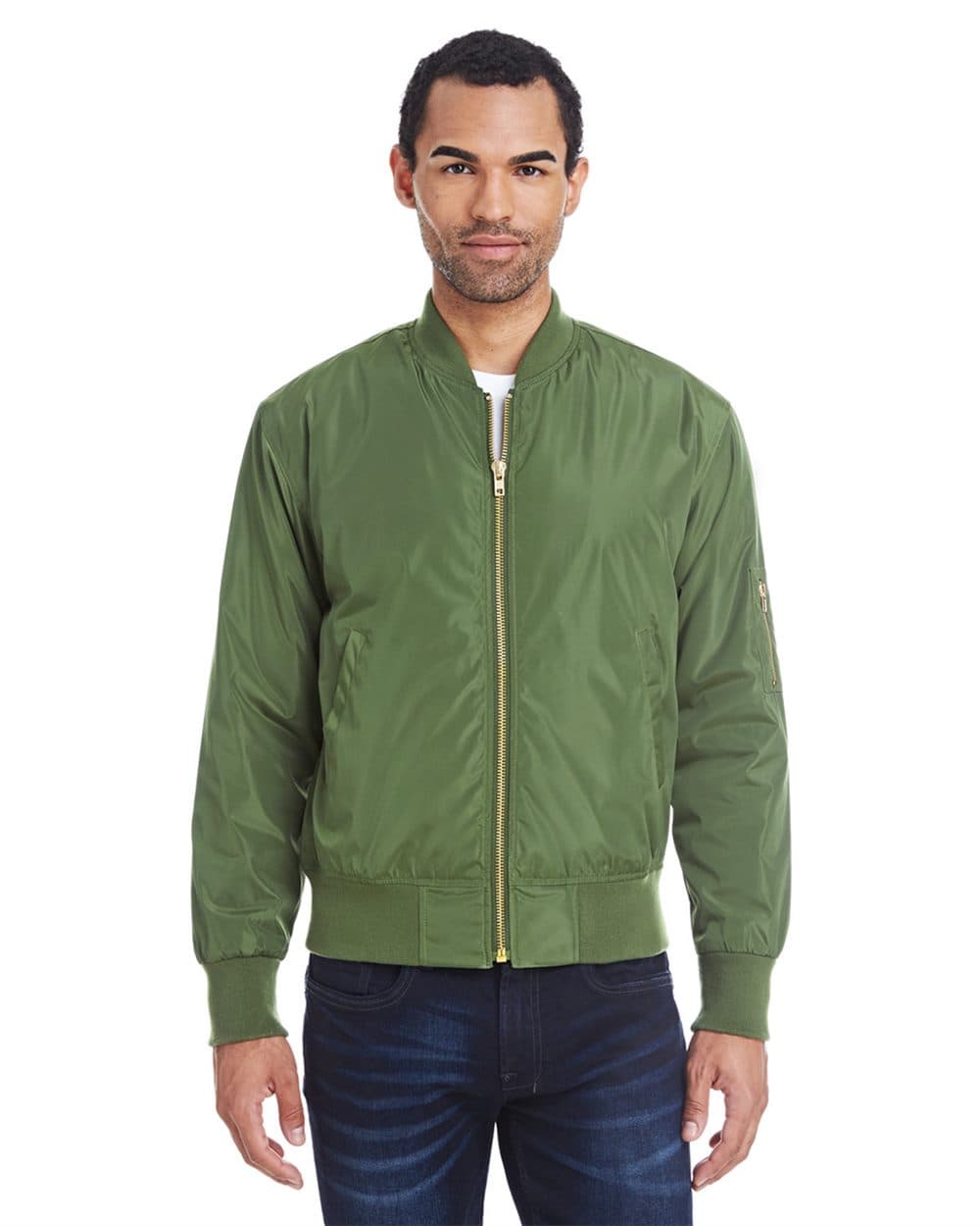 Threadfast Apparel Unisex Bomber Jacket