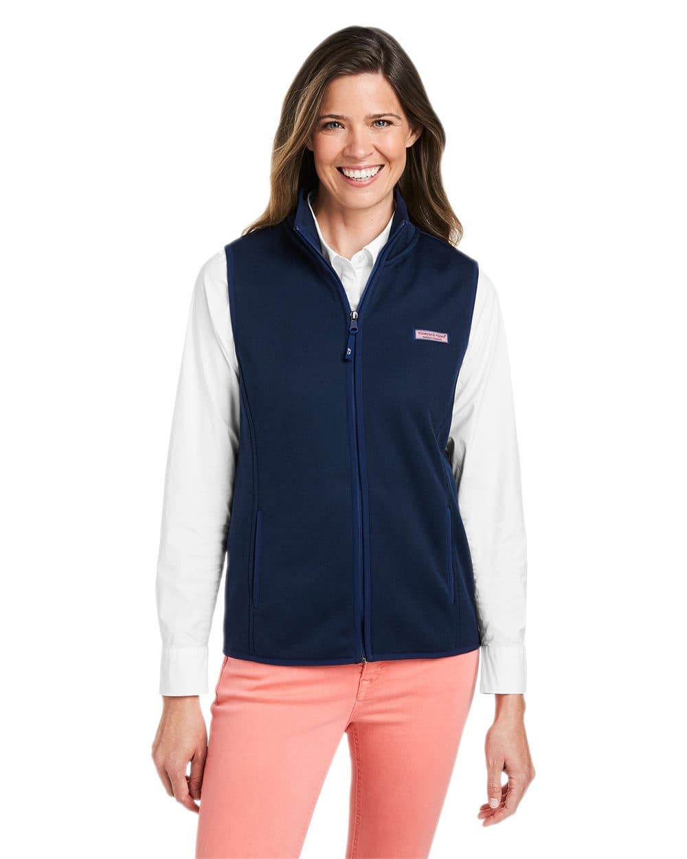 vineyard vines Women's Mountain Sweater Fleece Vest