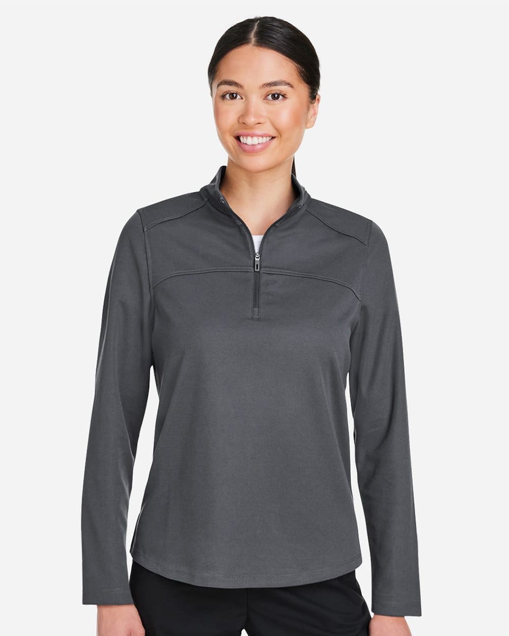 North End Women's Express Tech Performance Pique Quarter-Zip Pullover