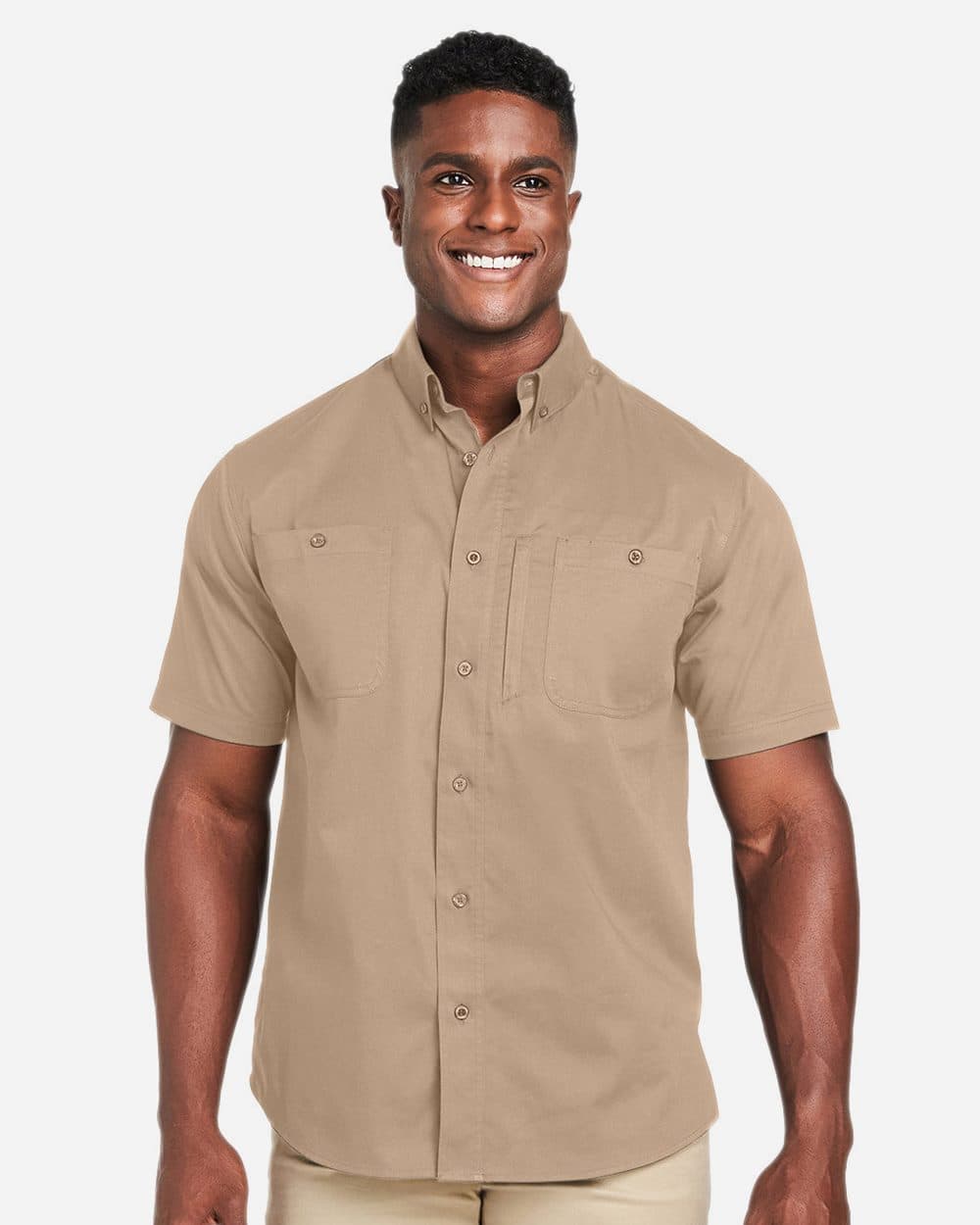 Harriton Men's Advantage IL Short Sleeve Work Shirt