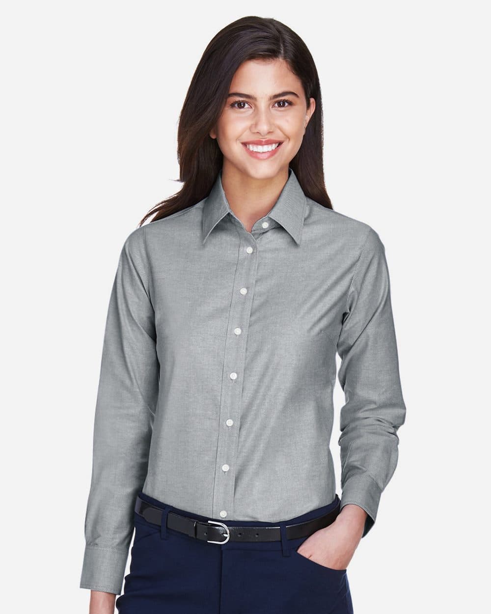Harriton Women's Oxford Dress Shirt