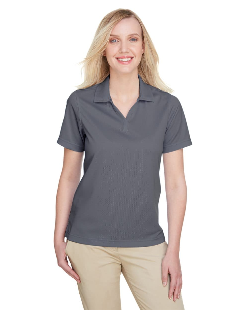 UltraClub Women's Cavalry Twill Performance Polo