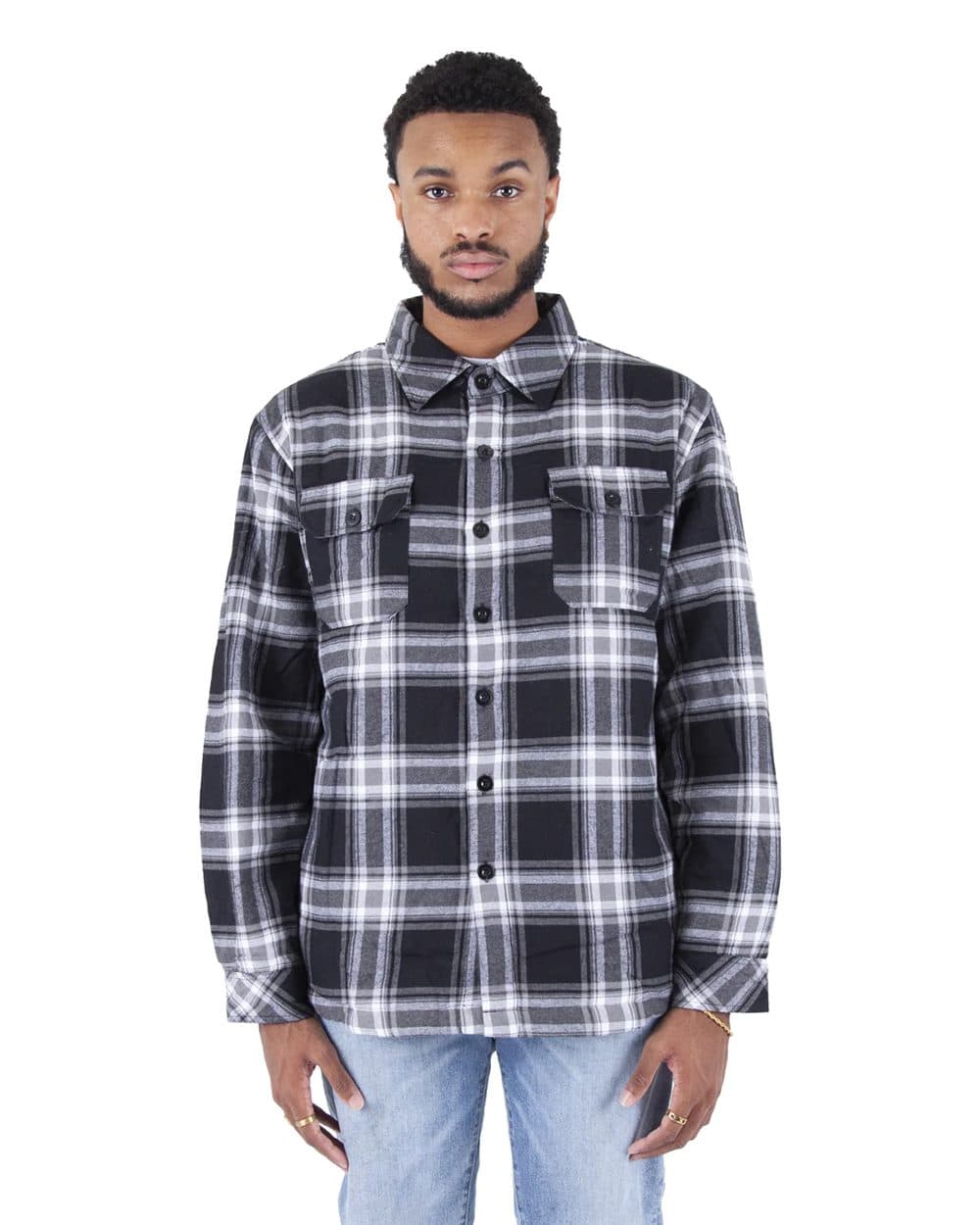 Shaka Wear Unisex Plaid Jacket