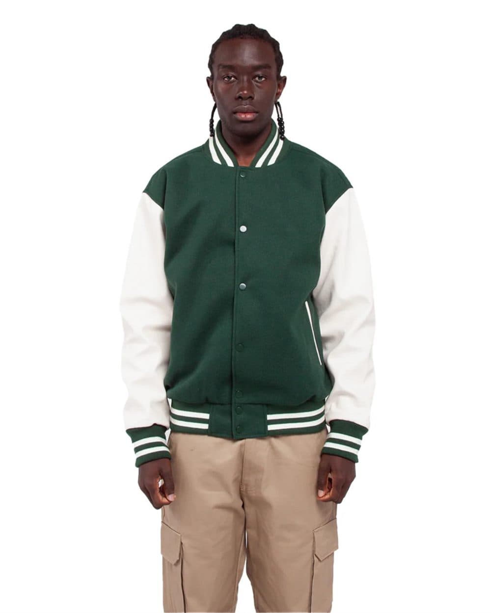Shaka Wear Unisex Letterman Jacket
