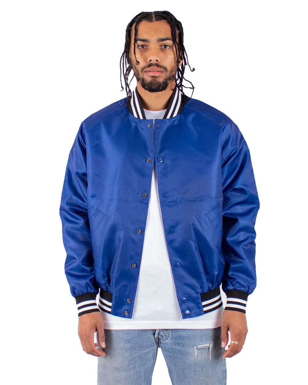 Shaka Wear Unisex Varsity Bomber Jacket