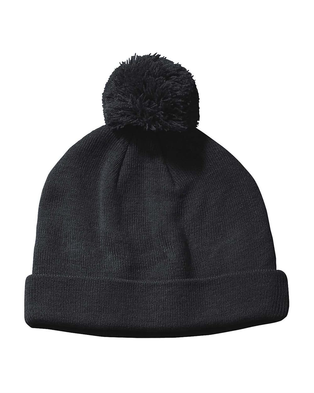 Big Accessories Pom Cuffed Beanie