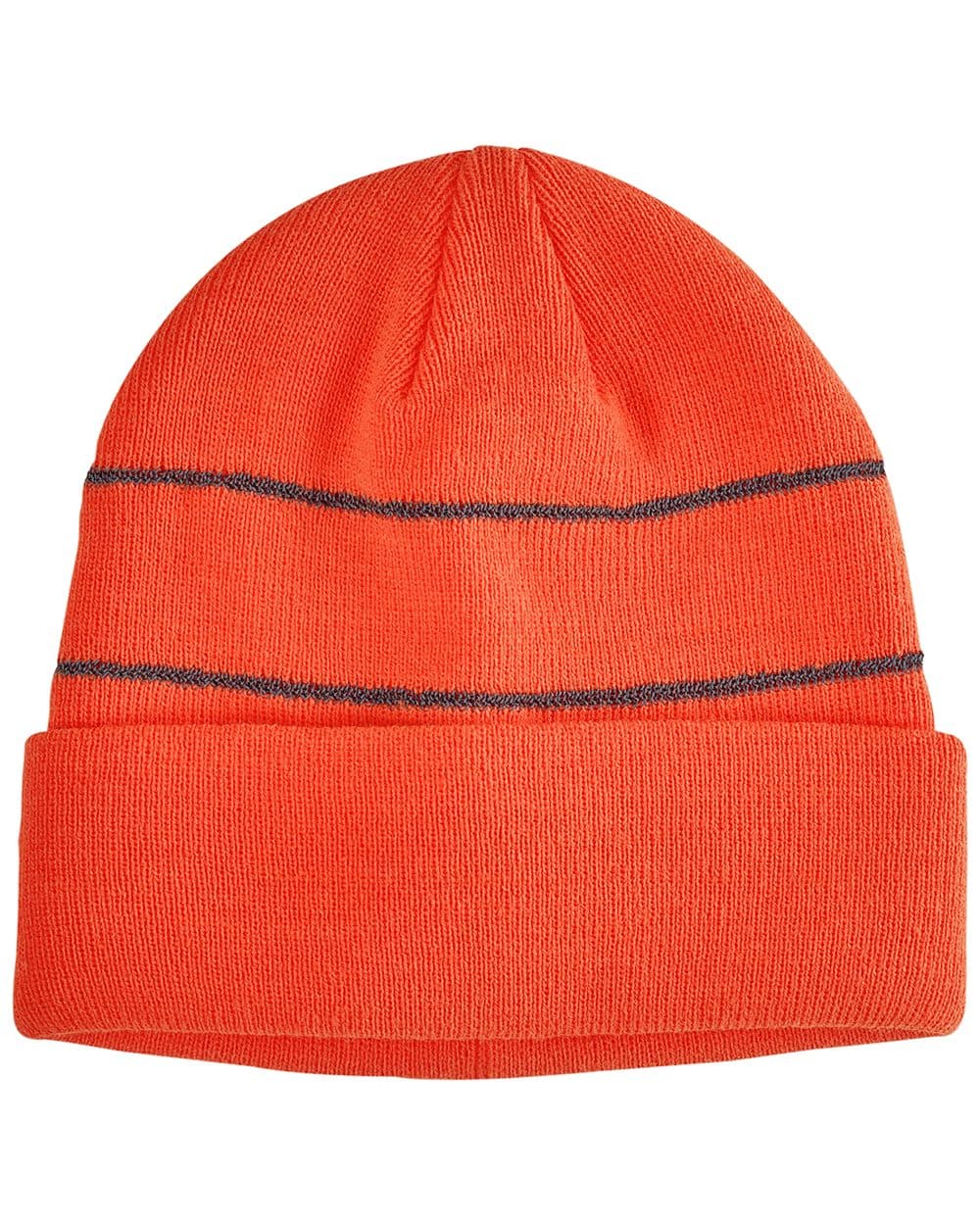 Big Accessories Reflective Cuffed Beanie