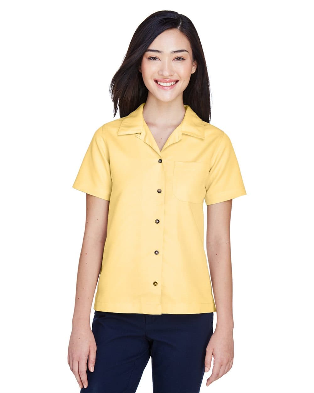 UltraClub Women's Cabana Breeze Camp Shirt