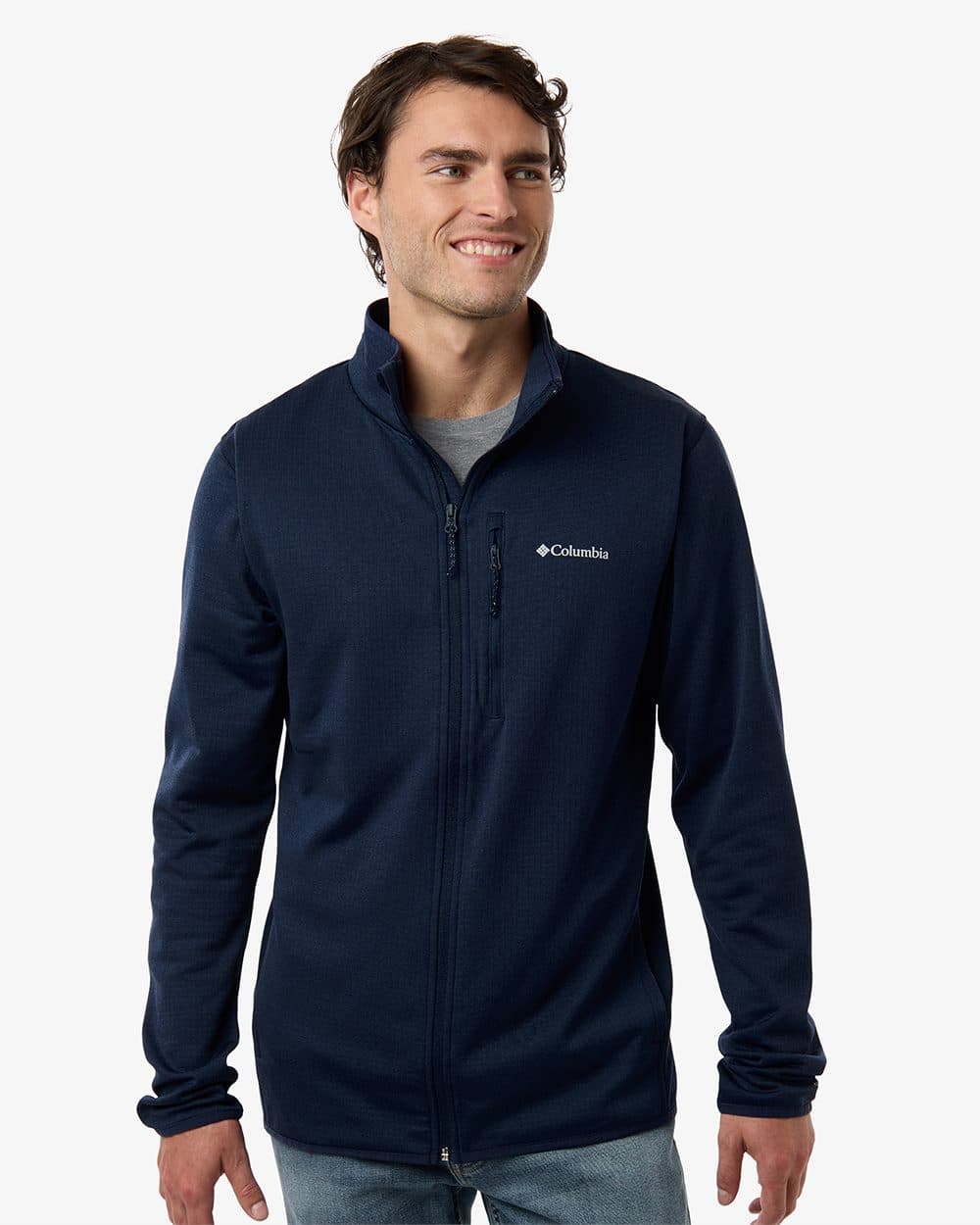 Columbia Men's Essential Hike™ Grid Fleece Full-Zip