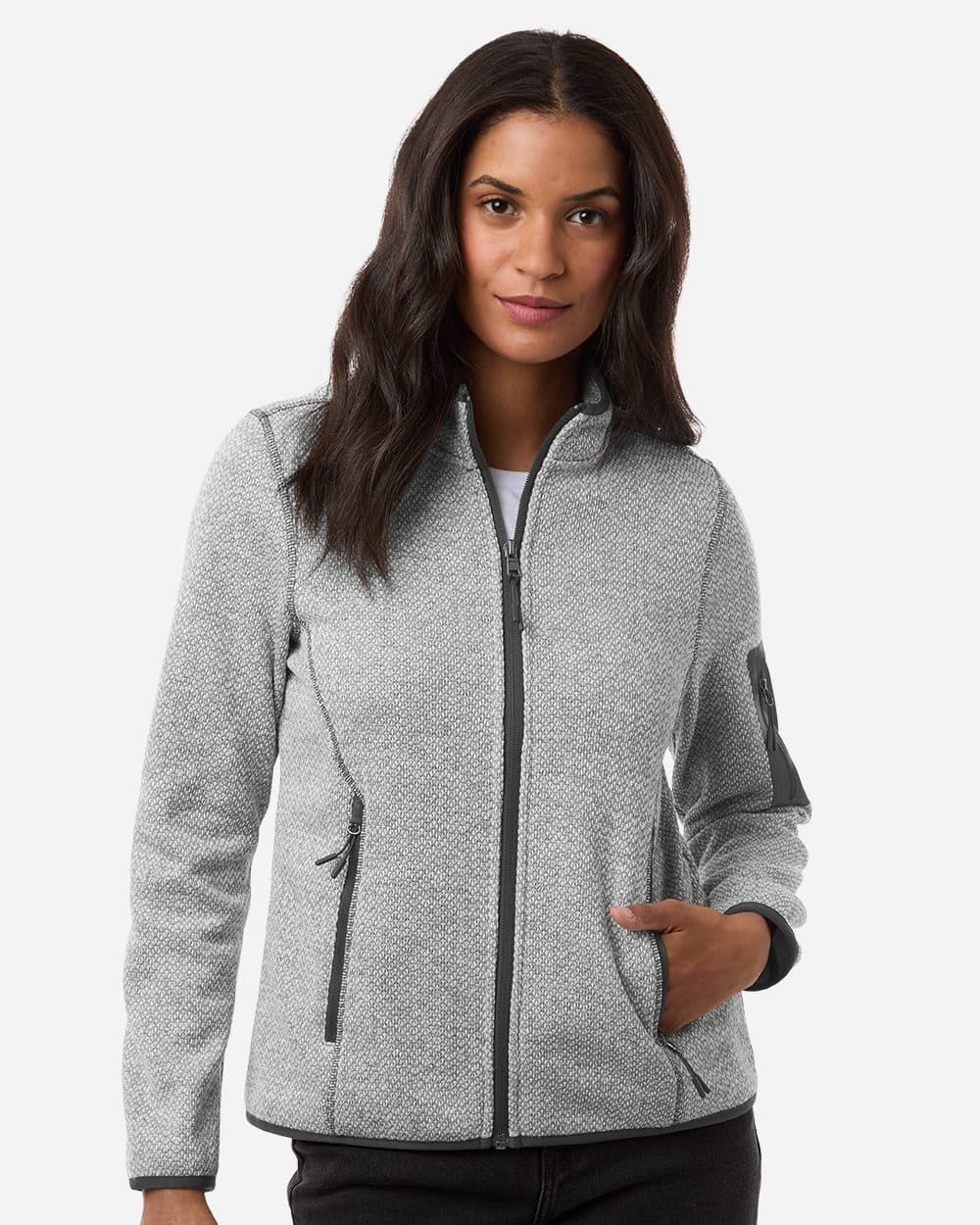 North End Women's Jasper Full-Zip Fleece Jacket