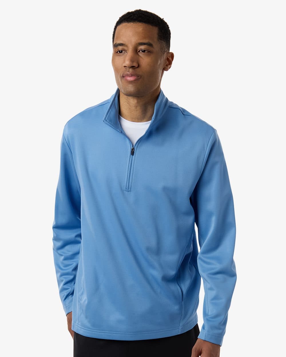 Team 365 Unisex Squad Cadet Quarter-Zip Tech Fleece Pullover