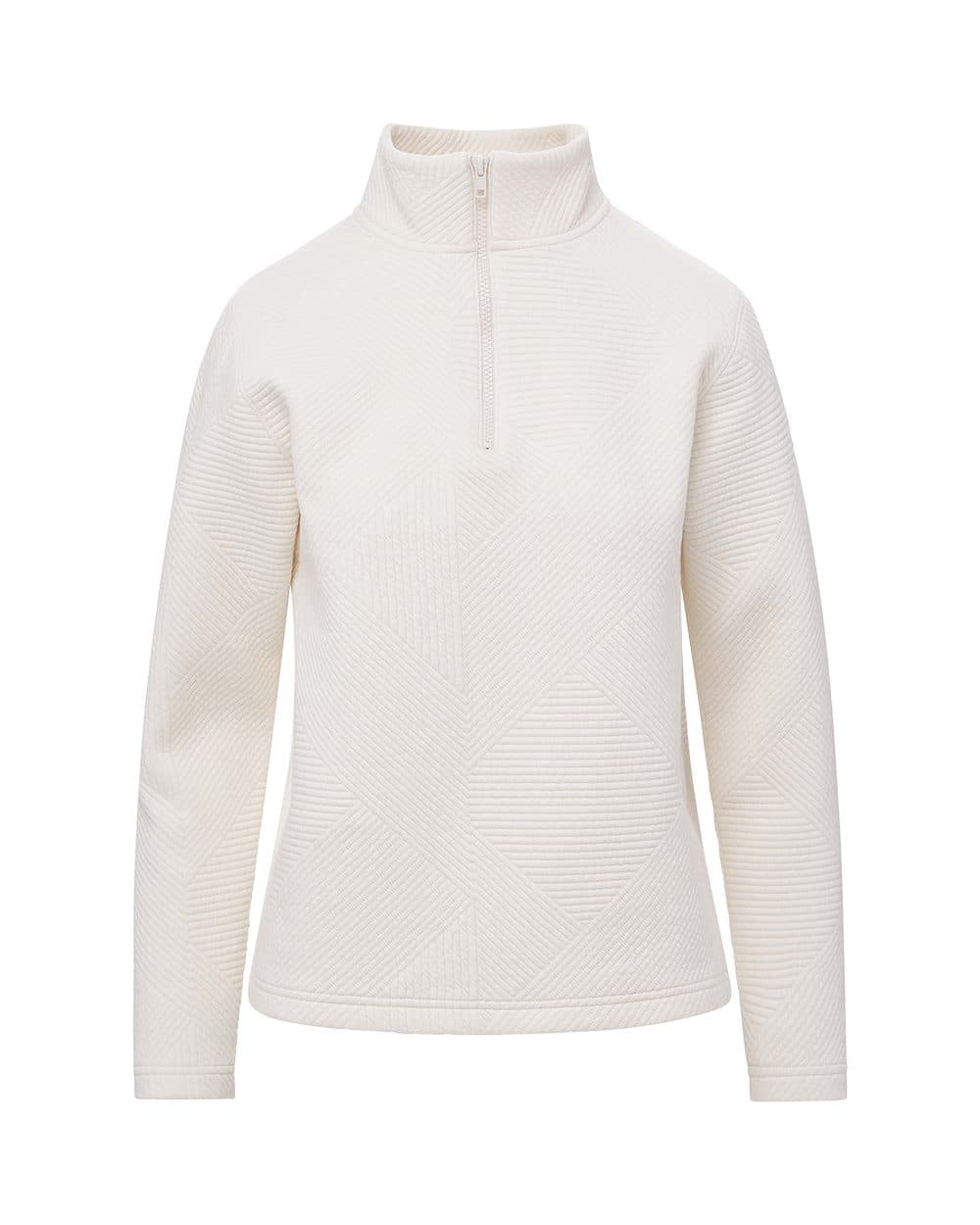 MV Sport Women's Zelda Zig Zag Quarter-Zip Pullover