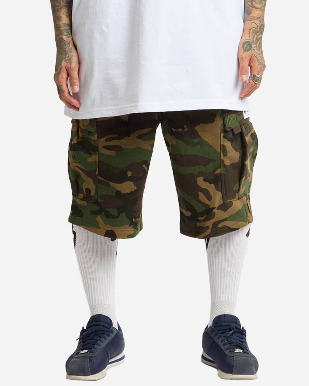 Shaka Wear Unisex Fleece Cargo Shorts