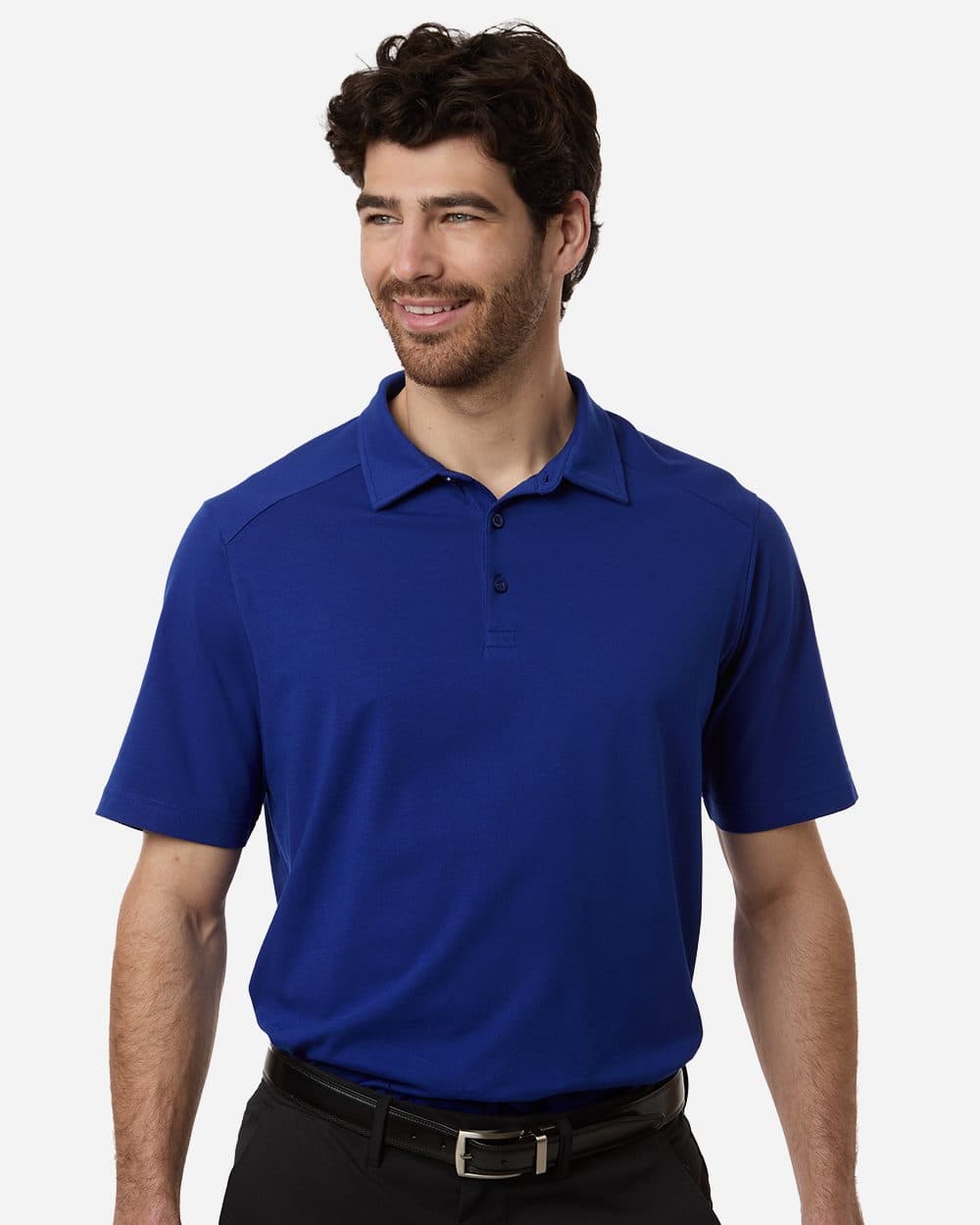 Devon & Jones Men's Seaton Pebble Textured Polo