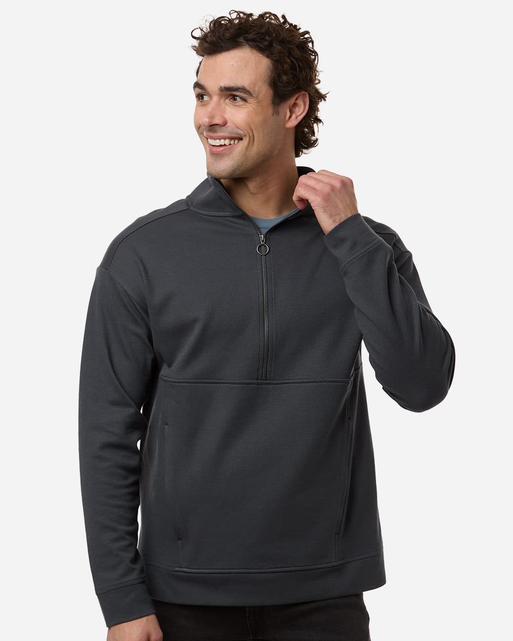 North End Men's Mantra Half-Zip Ottoman Pullover