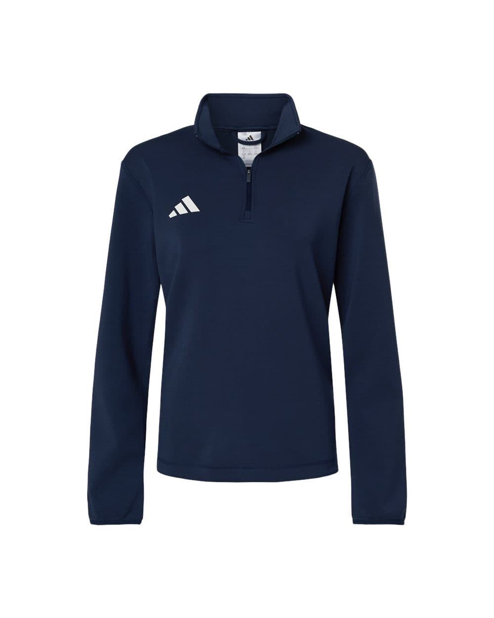 Adidas Women's 3-Stripes Quarter-Zip Pullover