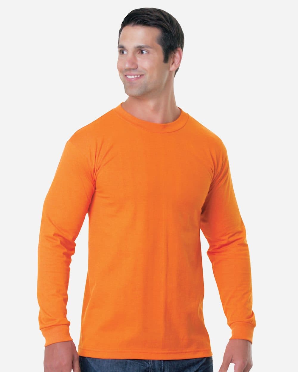 Bayside Men's USA-Made 50/50 Long Sleeve T-Shirt