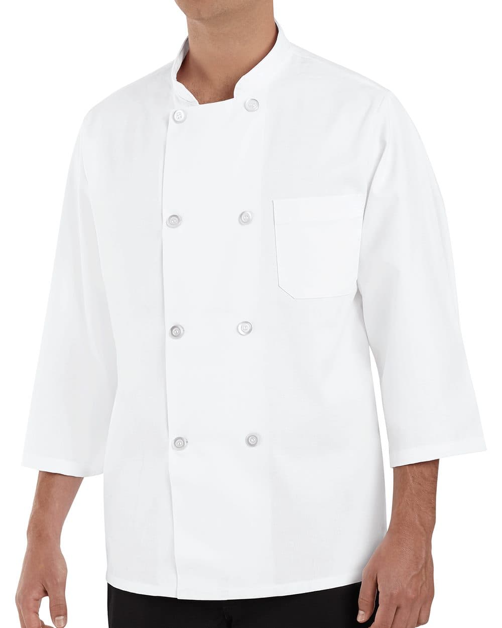 Chef Designs Three-Quarter Sleeve Chef Coat