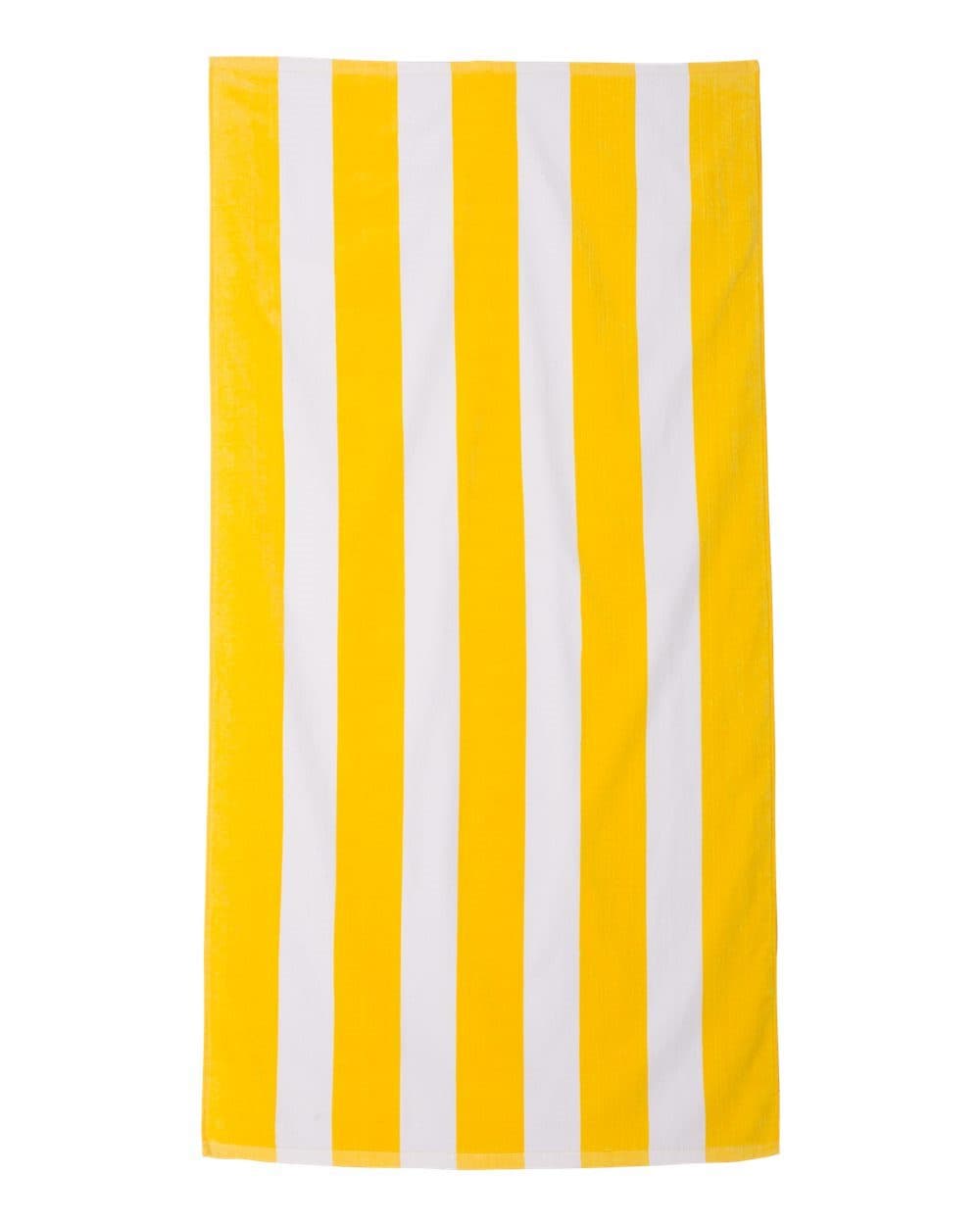 Carmel Towel Company Cabana Stripe Velour Beach Towel