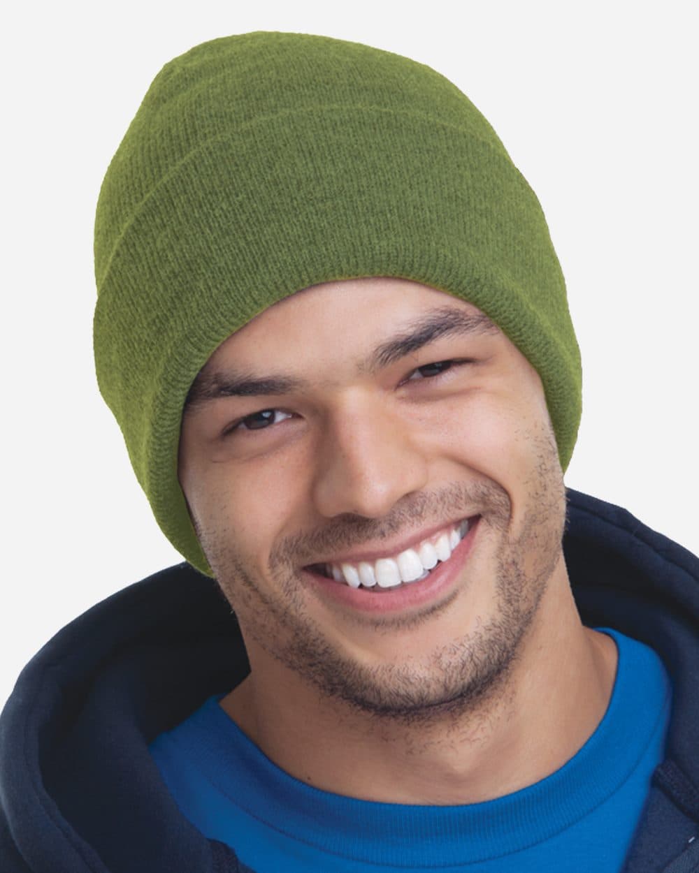 Bayside USA-Made 12'' Knit Cuffed Beanie