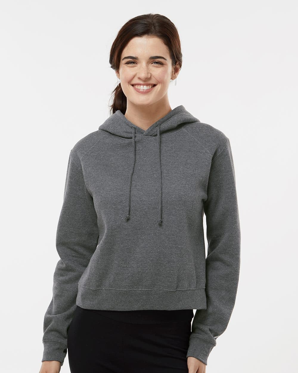Badger Women's Crop Hooded Sweatshirt
