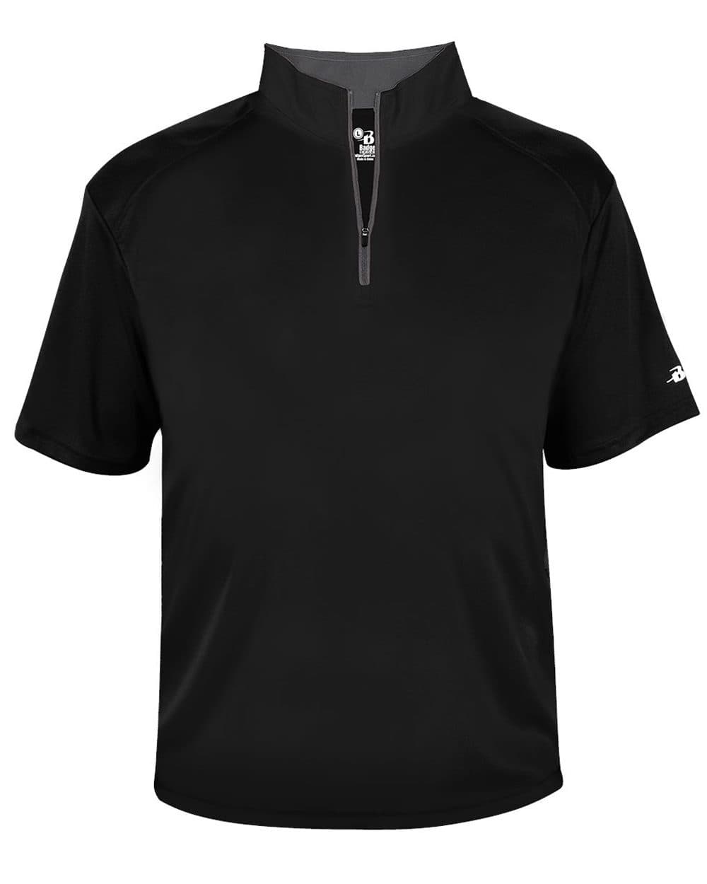 Badger Men's B-Core Short Sleeve Quarter-Zip