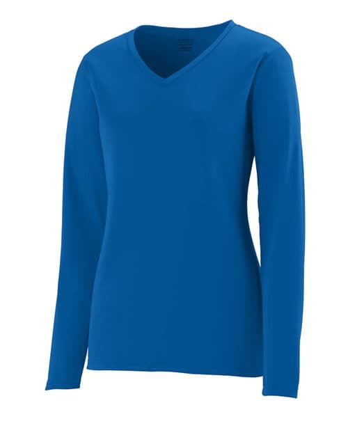 Augusta Sportswear Women's Nexgen Performance Long Sleeve V-Neck T-Shirt