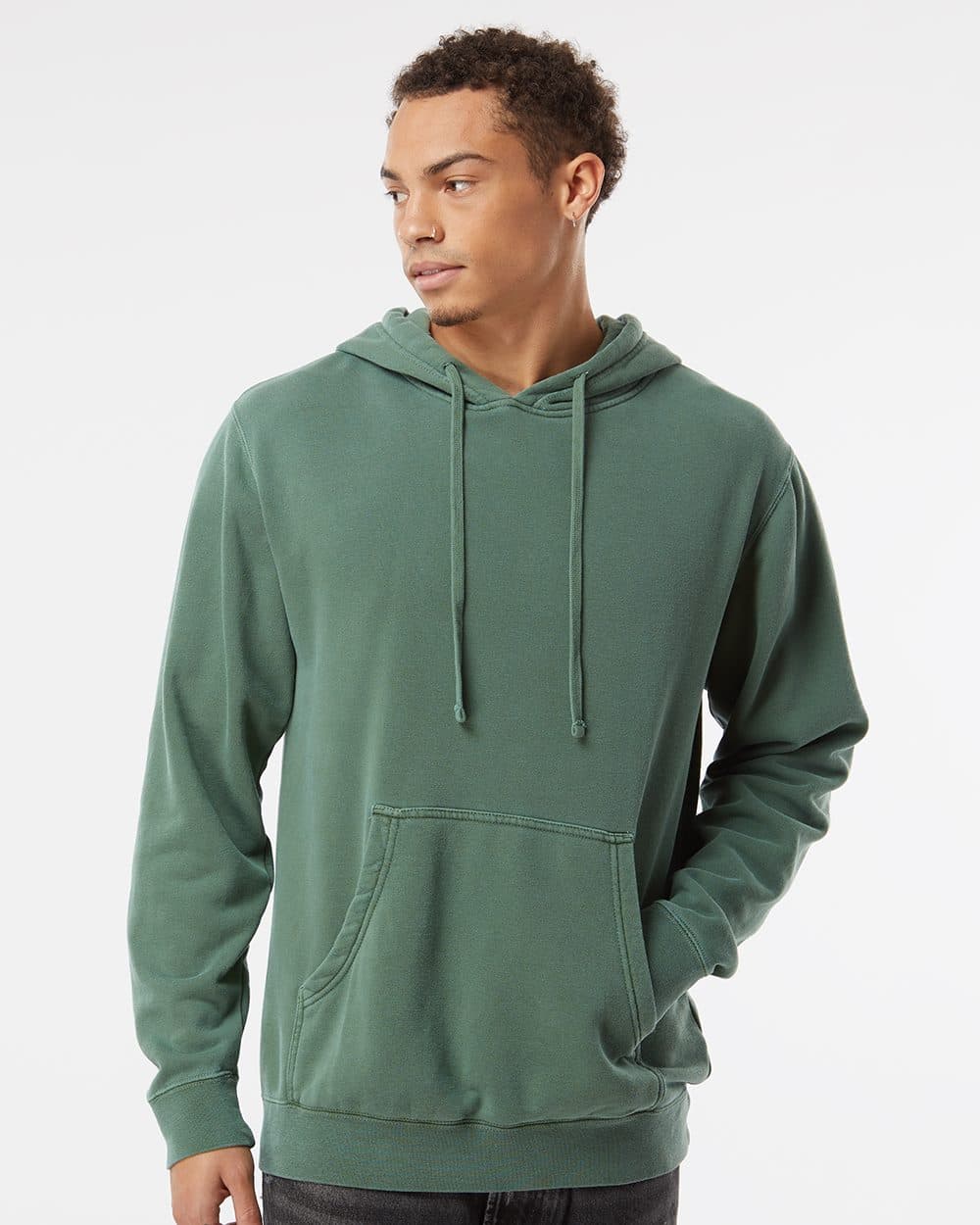 Independent Trading Co. Unisex Midweight Pigment-Dyed Hooded Sweatshirt