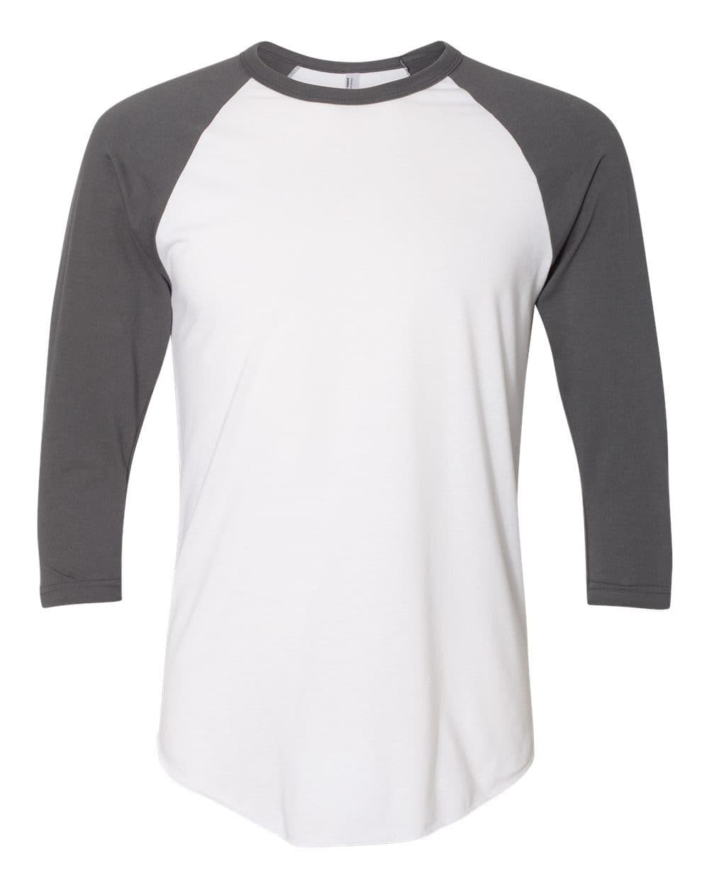 American Apparel Unisex 50/50 Raglan Three-Quarter Sleeve Tee