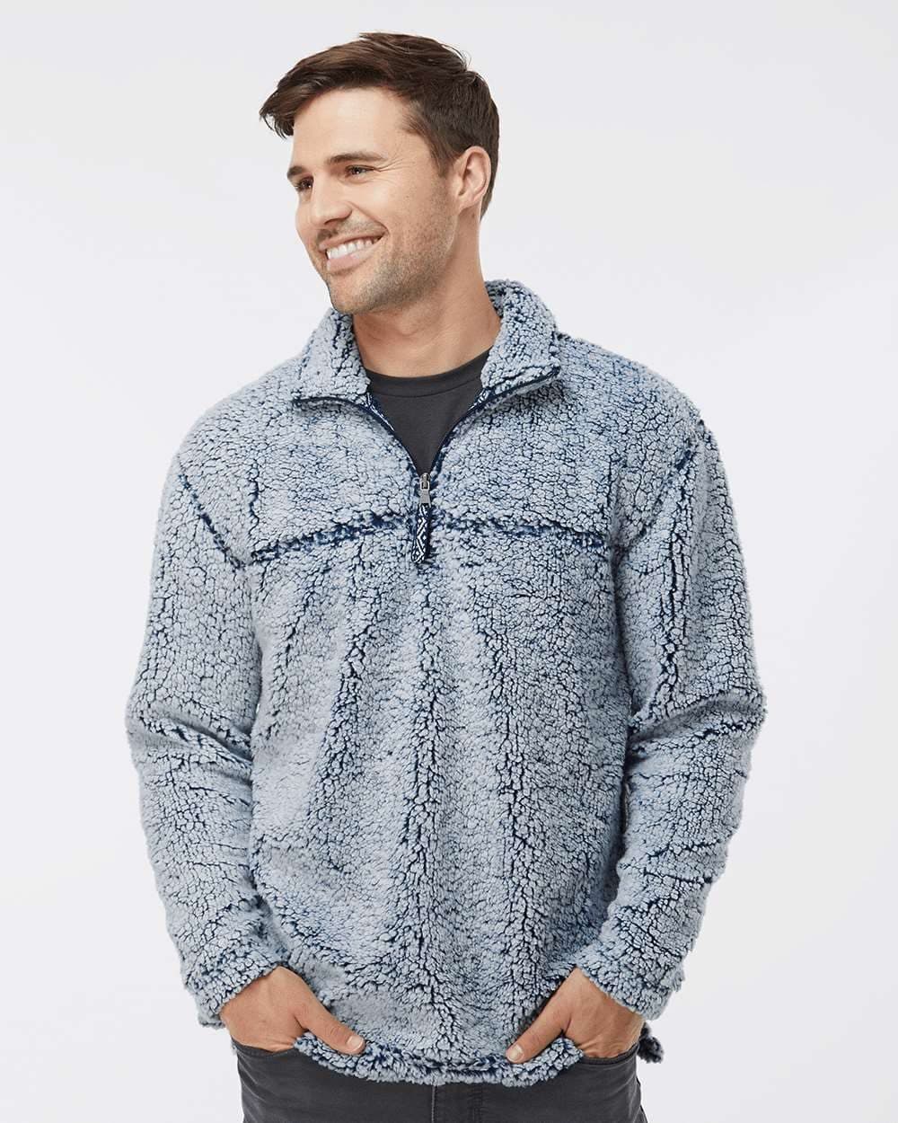 Boxercraft Unisex Sherpa Fleece Quarter-Zip Pullover