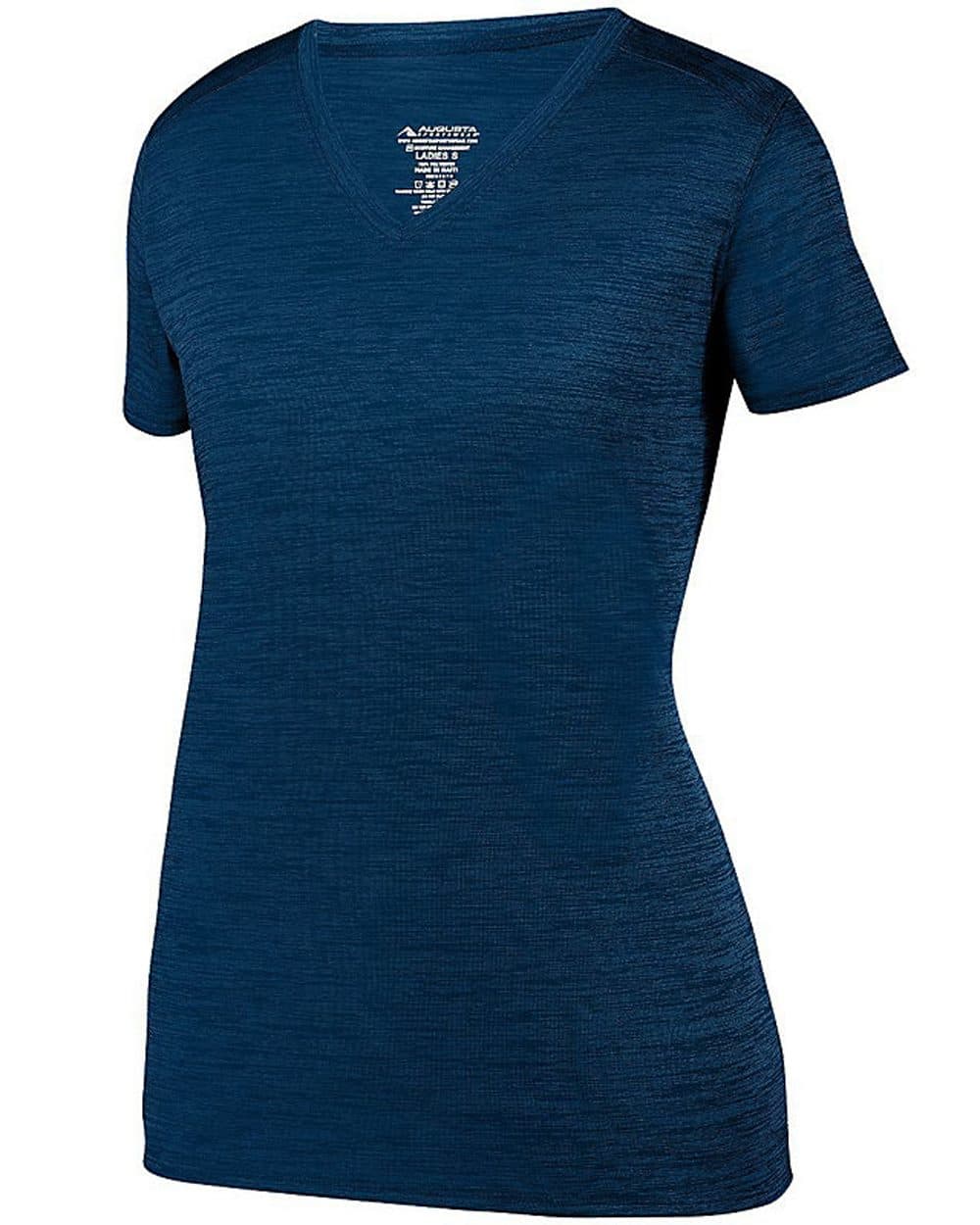 Augusta Sportswear Women's Shadow Tonal Heather Training V-Neck T-Shirt