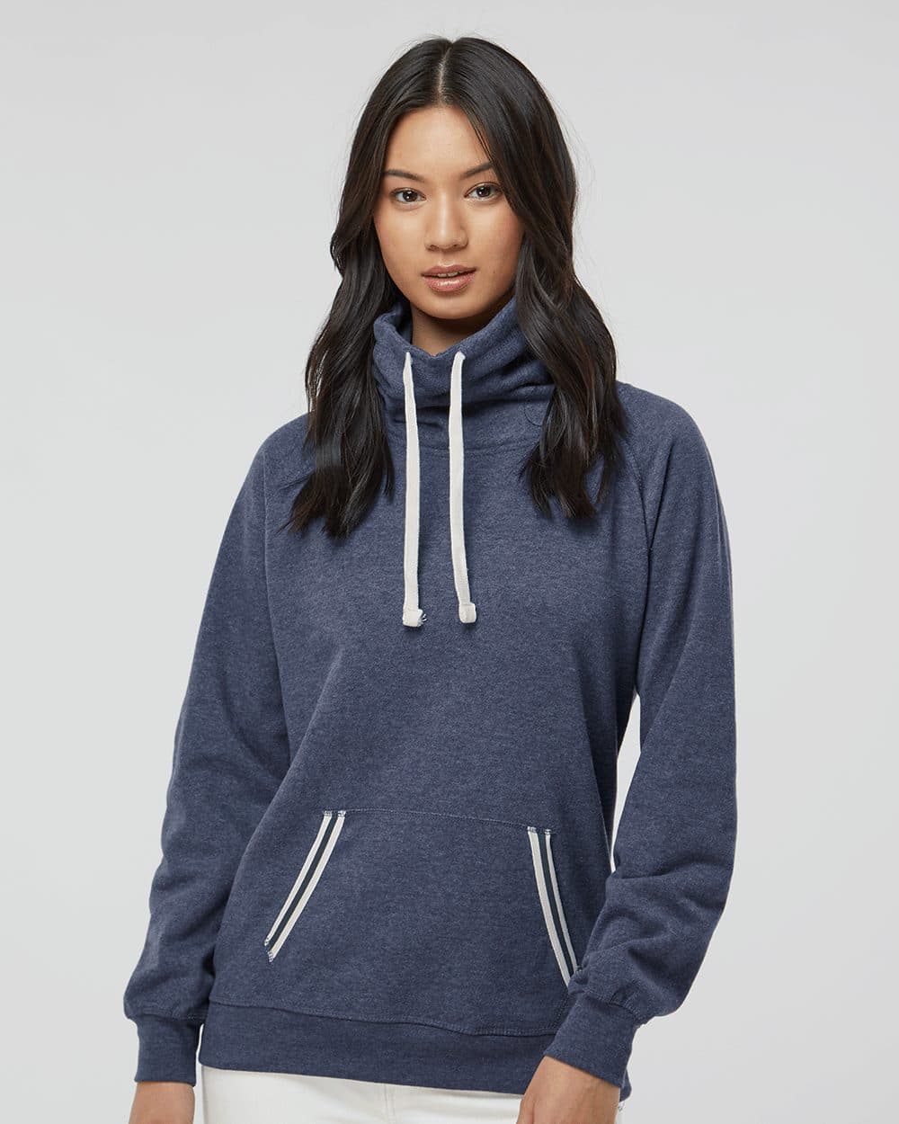J. America Women’s Relay Cowl Neck Sweatshirt