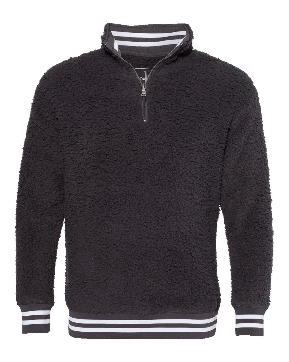 Boxercraft Unisex Varsity Sherpa Quarter-Zip Pullover