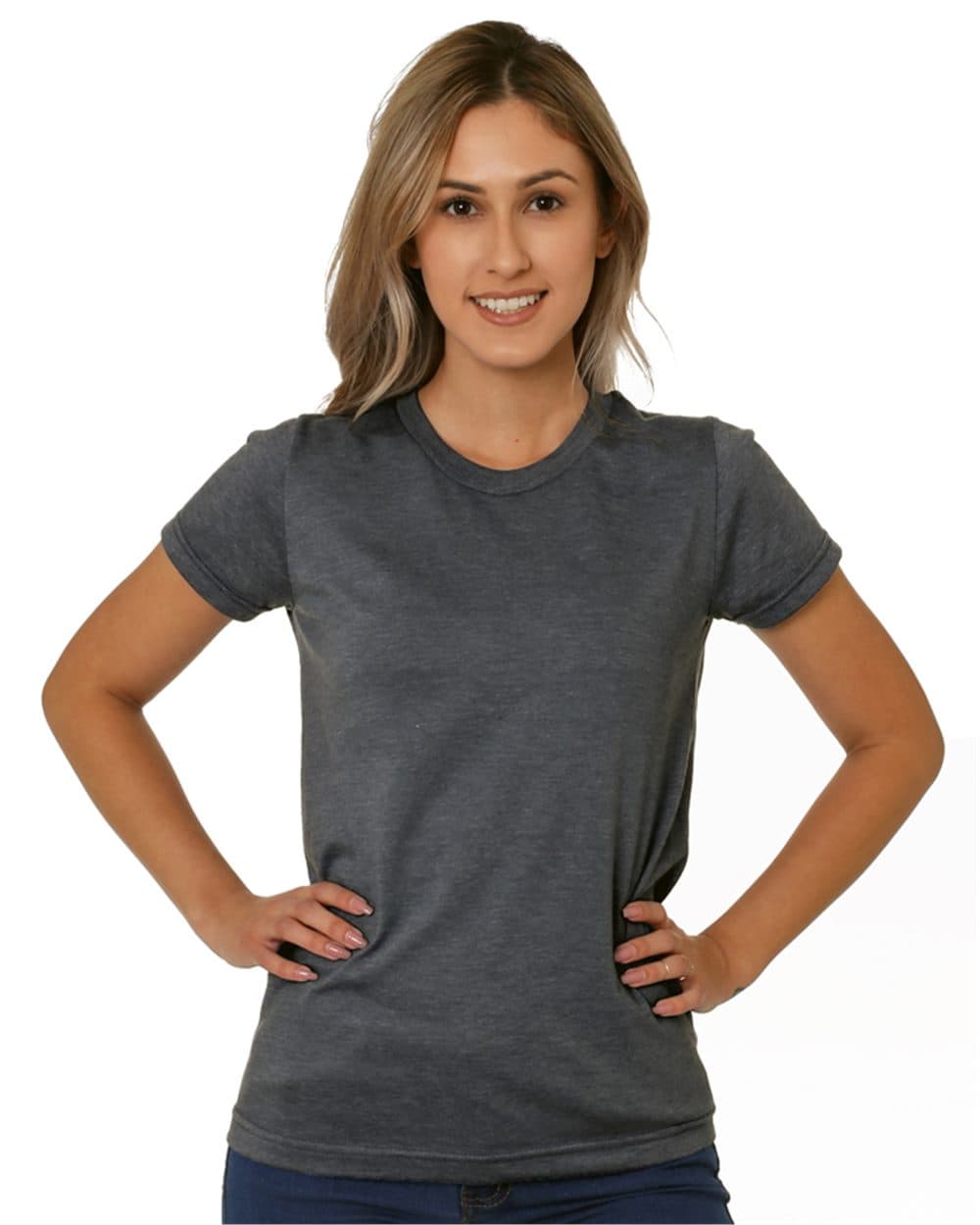Bayside Women's USA-Made Triblend T-Shirt