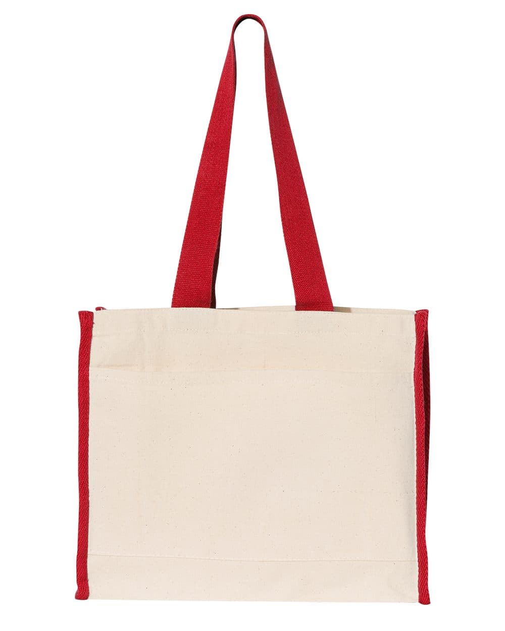 Q-Tees 14L Tote with Contrast-Color Handles