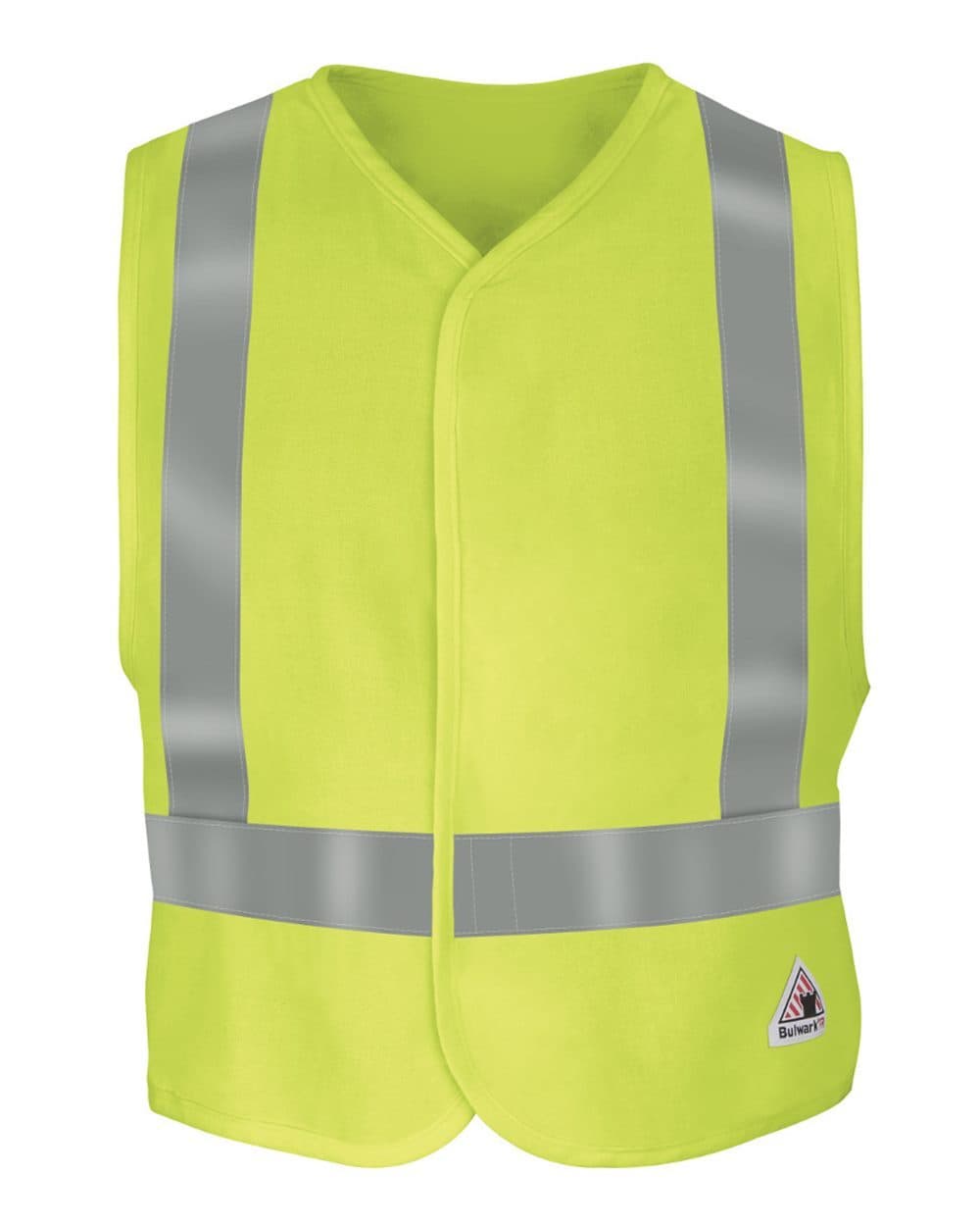 Bulwark Men's Men's Hi-Visibility Flame-Resistant Safety Vest