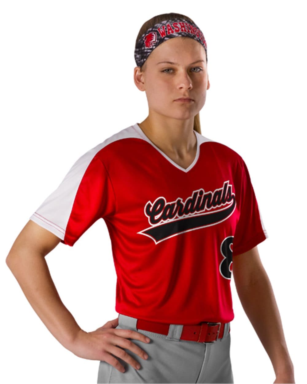 Alleson Athletic Women's V-Neck Fastpitch Jersey