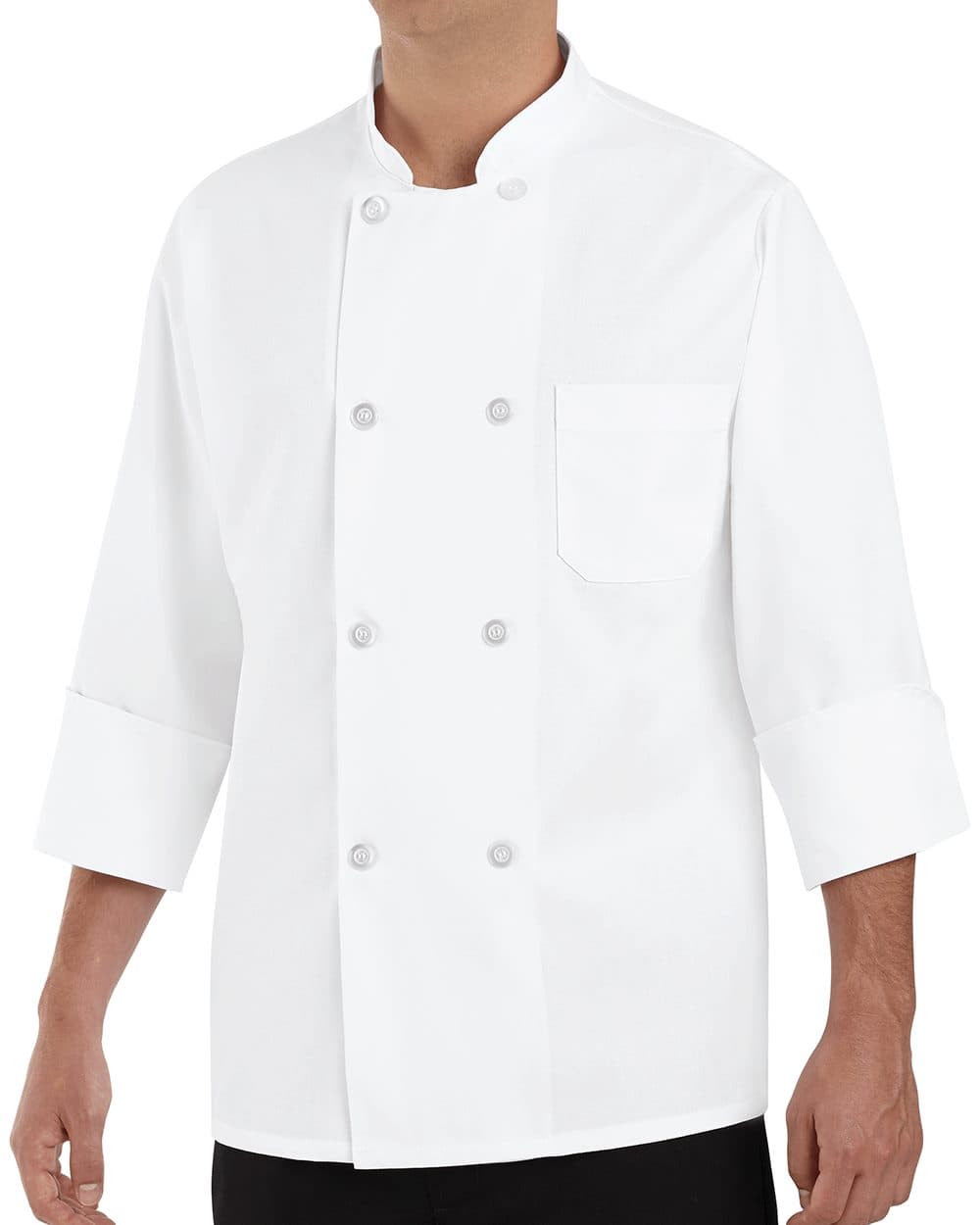 Chef Designs Eight Pearl Button Chef Coat - Tall Sizes