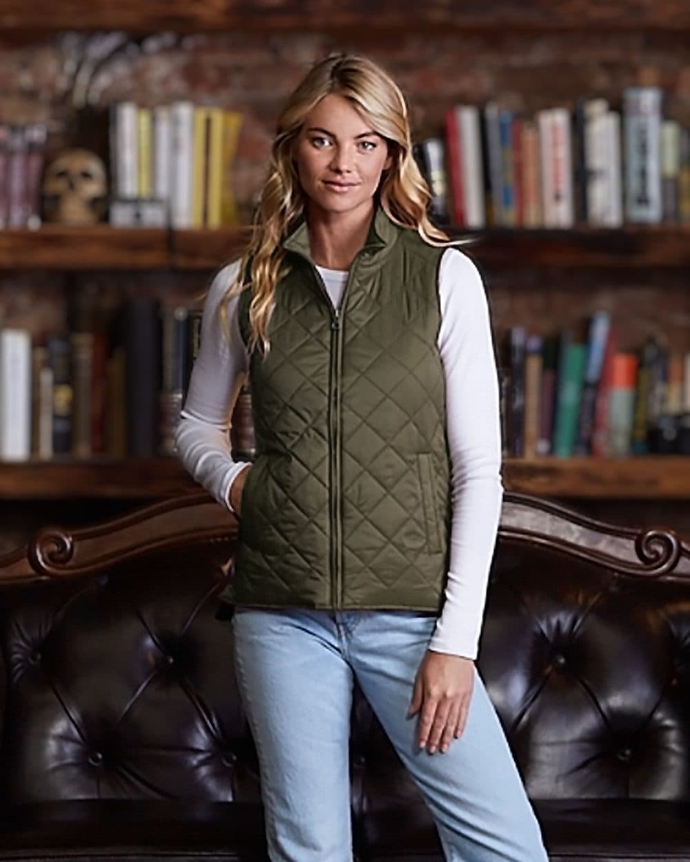 Weatherproof Women's Vintage Diamond Quilted Vest
