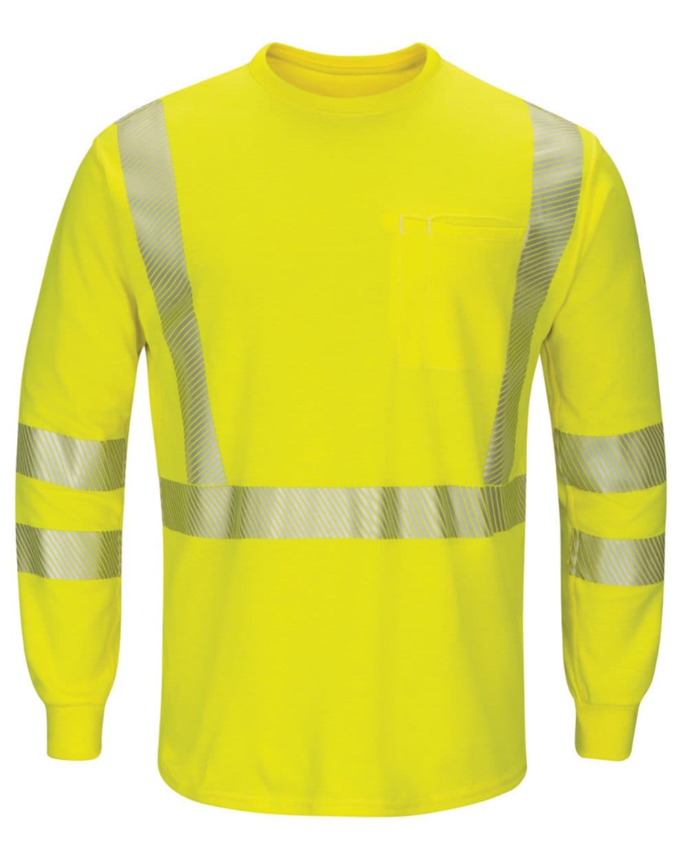 Bulwark Men's Hi-Visibility Lightweight Long Sleeve T-Shirt
