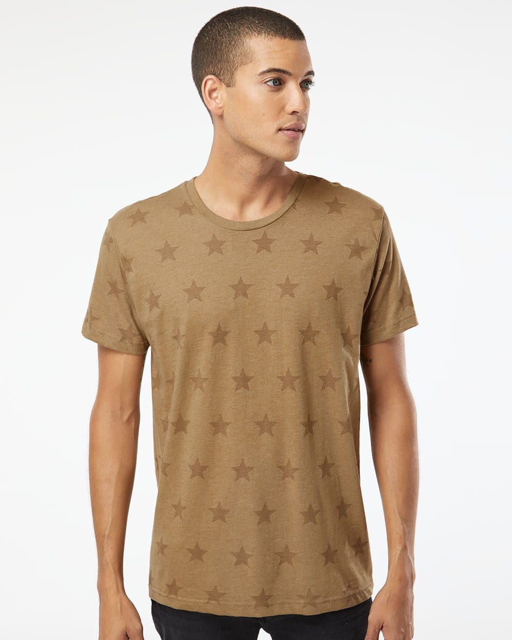 Code Five Unisex Star Print Tee