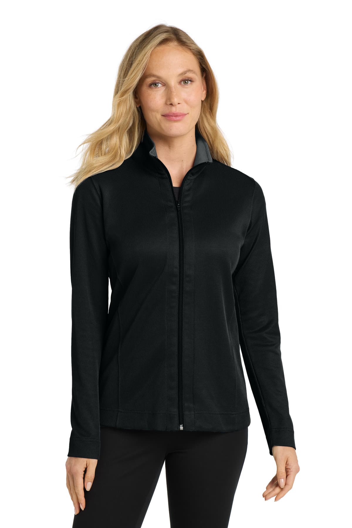 Port Authority ® Women's Vertical Texture Full-Zip Jacket. L805 thumbnail 2